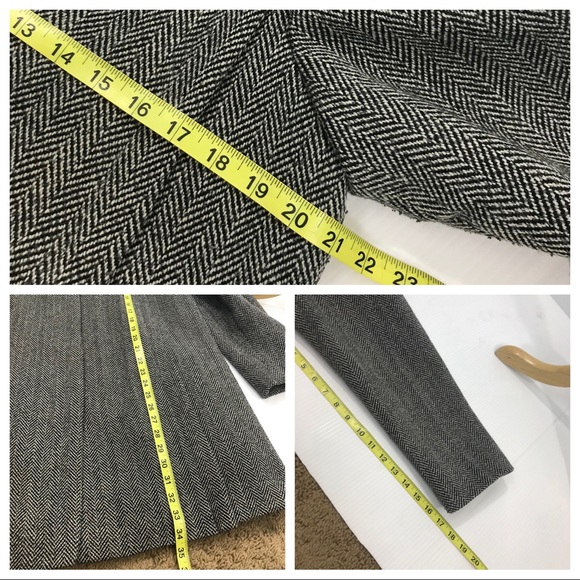 Vintage Central Park CPI Womens Tweed Coat Sz M/L - Picture 8 of 8